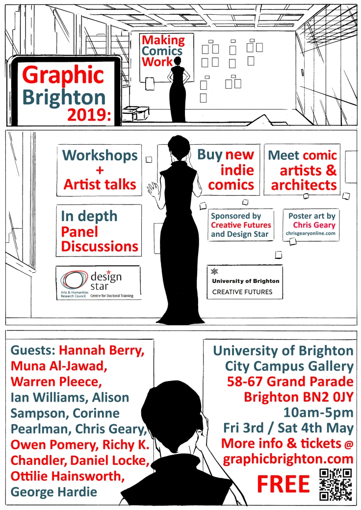 Graphic Brighton 2019 Poster (Art by Chris Geary)